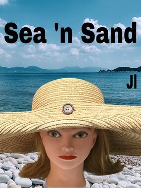 SUN N SAND Oversized Wide Brim Straw Sun Hat with Inner Adjustable Band UPF50